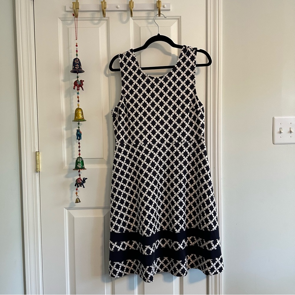 NWT! Mix by 41 Hawthorn- Navy and White Dress